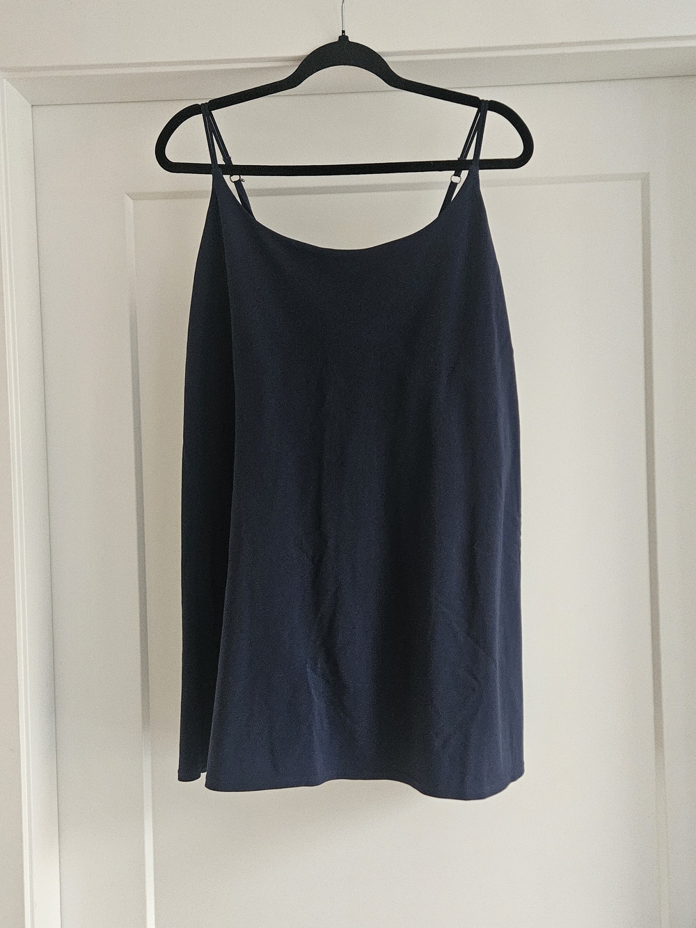 Abercrombie & Fitch Navy Spaghetti Strap Mini Dress With Skort Sz XL Petite